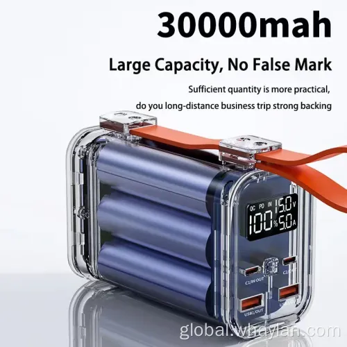 100W Power Bank Flexible 100W 3000mAh Quick Charging Power Bank Factory